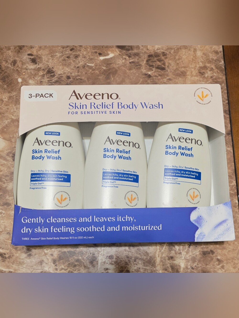 Aveeno Skin Relief Body Wash 3-Pack 54 fl oz